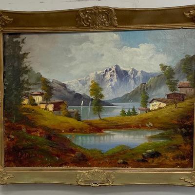 Carlo Mancini Oil Painting on Canvas