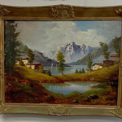 Carlo Mancini Oil Painting on Canvas