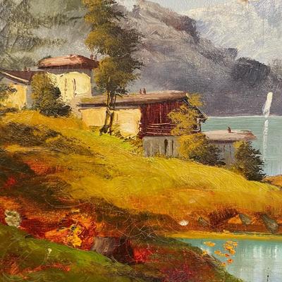 Carlo Mancini Oil Painting on Canvas