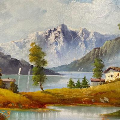 Carlo Mancini Oil Painting on Canvas