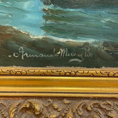 Amando Micaglia Oil Painting on Canvas