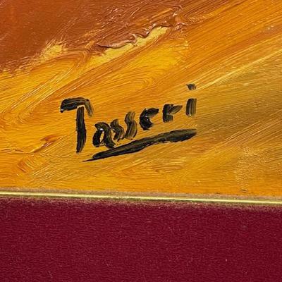 Signed Passer Oil Painting on Board