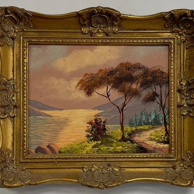 Signed Marco Oil Painting on Canvas