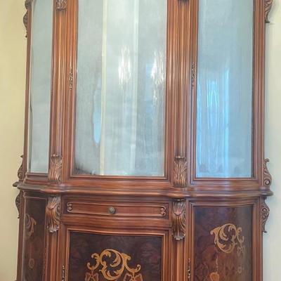 Elegant Robust Wood Chinese Display Cabinet