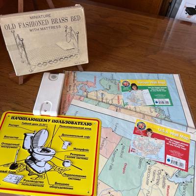 H9- vintage maps & misc