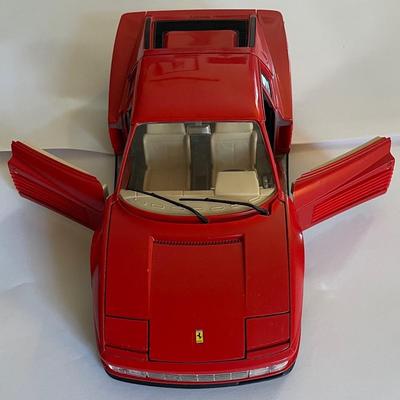 1984 Ferrari Testarossa Production Car, Bburago, Italy, 1/18 Scale, Mint Condition