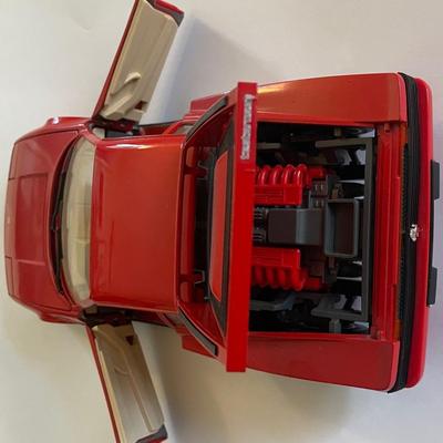 1984 Ferrari Testarossa Production Car, Bburago, Italy, 1/18 Scale, Mint Condition