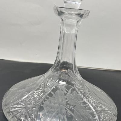 Gorham Waterford Style Decanter Crystal