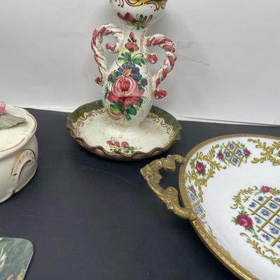 Prussiaa Porcelain Collection w/ Coasters