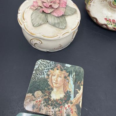 Prussiaa Porcelain Collection w/ Coasters