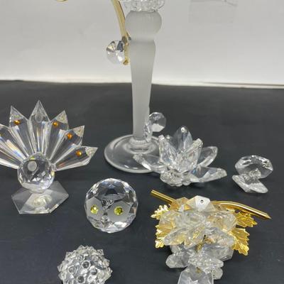 Swarovski Style Miniature Figurines
