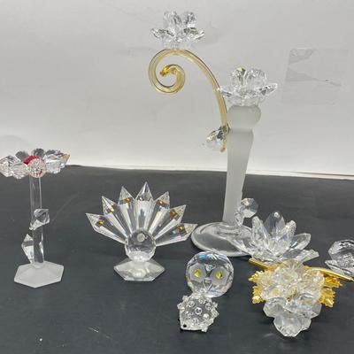 Swarovski Style Miniature Figurines