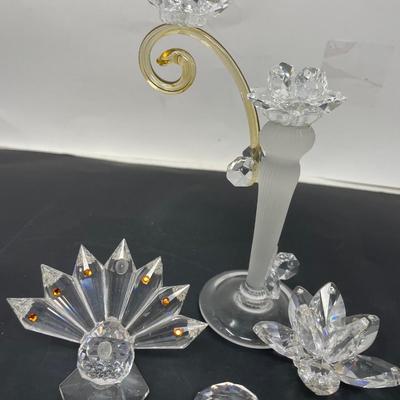 Swarovski Style Miniature Figurines