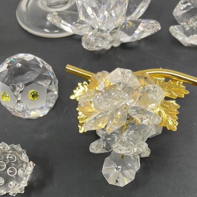 Swarovski Style Miniature Figurines