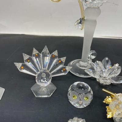 Swarovski Style Miniature Figurines