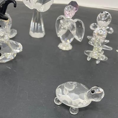 Swarovski  Style Miniature Figurines