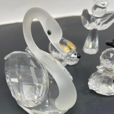 Swarovski  Style Miniature Figurines