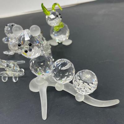 Swarovski  Style Miniature Figurines
