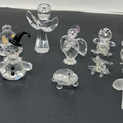 Swarovski  Style Miniature Figurines