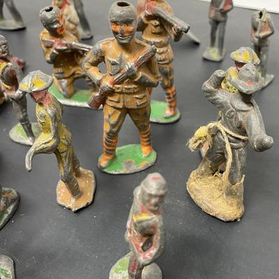 Collection Vintage Manoil Lead WW1 Toy soldiers