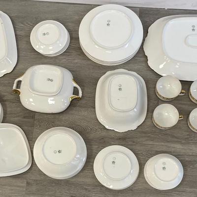 Limoges Set of Dinnerware