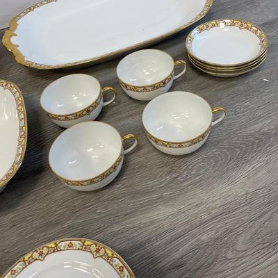 Limoges Set of Dinnerware