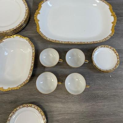 Limoges Set of Dinnerware
