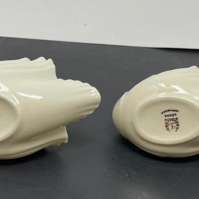 Twin Porcelain Swans