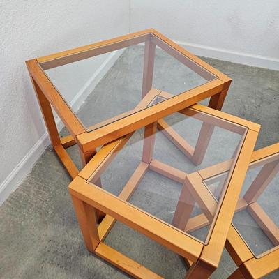 Set of Three Stack Tables (G-JS)