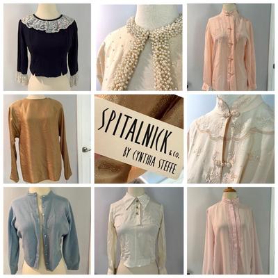 8 Piece Lot Womens Vintage Tops Sweater