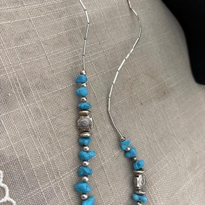native american Bench Bead Necklace