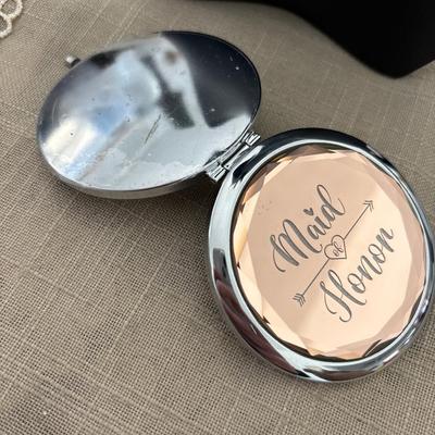 Maid of honor pocket mirror gift