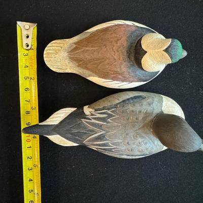 Pair of Signed Resin Ducks (K-TF)