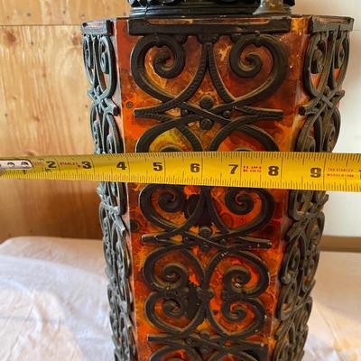 MID-CENTURY PATTERNED LAMPS