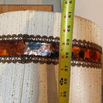 MID-CENTURY PATTERNED LAMPS