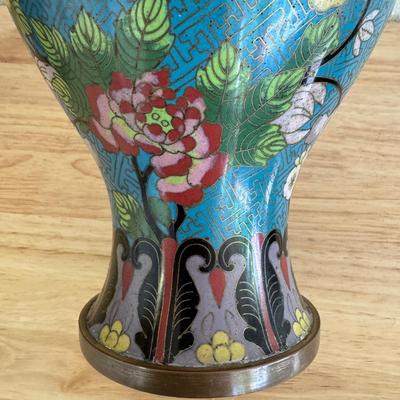 Cloisonné Lamp and Vase (G-TF)