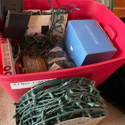 L83- Christmas lights & fiber optic angel