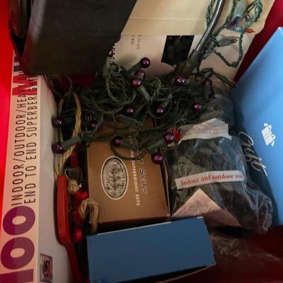 L83- Christmas lights & fiber optic angel