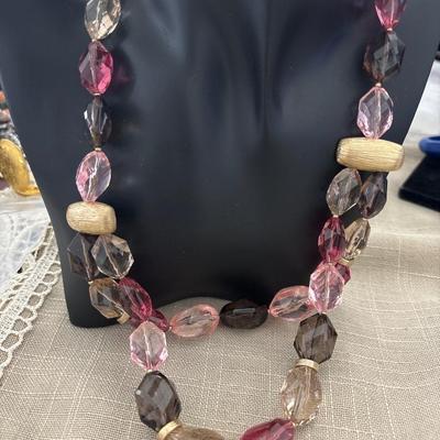 JNY statement beaded necklace