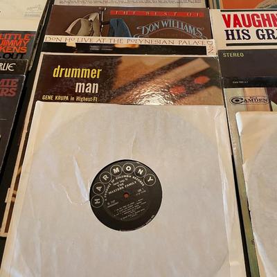 WIDE VARIETY OF MUSIC ON VINYL RECORDS
