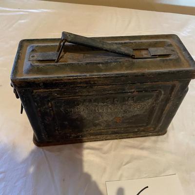 CAL. 30 M1 MILITARY METAL AMMO BOX
