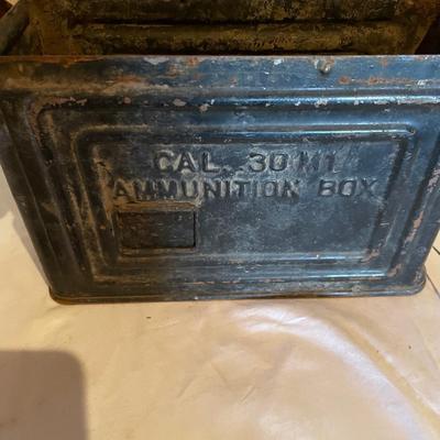 CAL. 30 M1 MILITARY METAL AMMO BOX