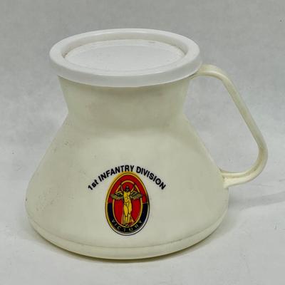 1st Infantry Division Coffee Mug plastic travel cup