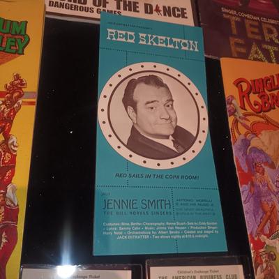 PERFORMANCE PROGRAMS,GENE AUTRY TICKETS AND PHOTOS OF PAST ACTRESSES