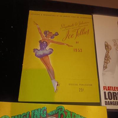 PERFORMANCE PROGRAMS,GENE AUTRY TICKETS AND PHOTOS OF PAST ACTRESSES