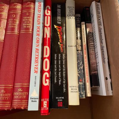 5 VOLUMES OF THE BOOKSHELF FOR BOYS AND GIRLS PLUS RETRIEVER TRAINING