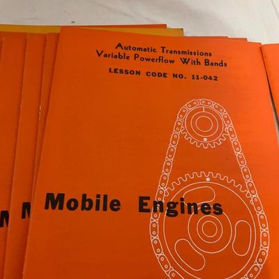 LESSON BOOKS ON MOBILE ENGINES
