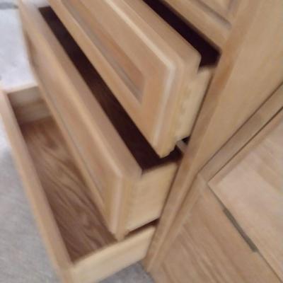 Thomasville Solid Wood Headboard Storage Cabinet