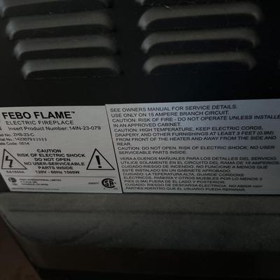 Febo Flame Electric Fireplace
