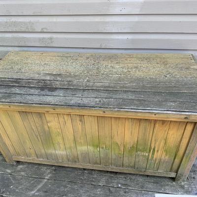 Wood Deck Box